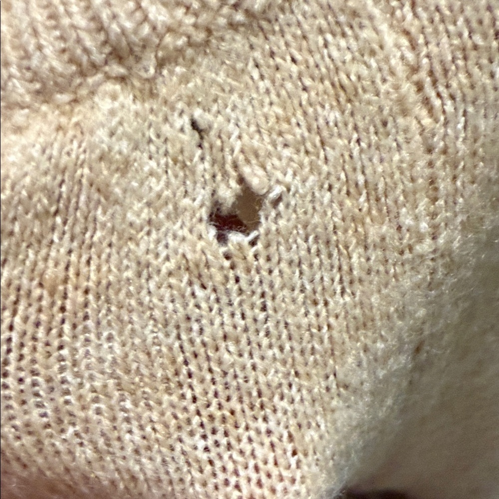 Cara Loren Cozy Tan Sweater Hoodie and Jogger Set ( small hole by tag on pants) - Picture 9 of 12